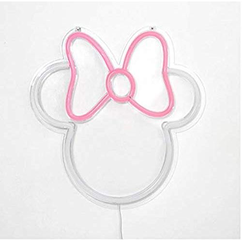 디즈니 Disney Minnie Mouse Neon Figural Wall Art