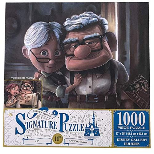 디즈니 DisneyParks Up! Carl Ellie 10th Anniversary Two Side 1000 Piece Puzzle New