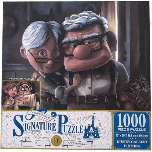 디즈니 DisneyParks Up! Carl Ellie 10th Anniversary Two Side 1000 Piece Puzzle New