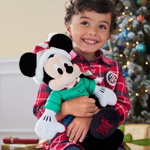 디즈니 Disney Mickey Mouse Holiday Plush ? 14 Inches
