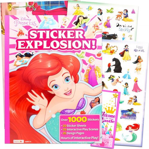 디즈니 Disney Princess Girls Fun Set with Disney Princess Stickers, Activity Pages and Disney Princess Posters