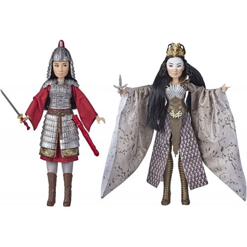 디즈니 Disney Princess Disney Mulan and Xianniang Dolls with Helmet, Armor, and Sword, Inspired by Disneys Mulan Movie, Toy for Kids and Collectors