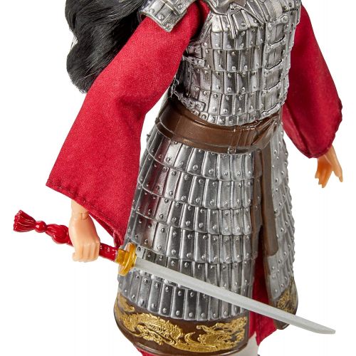 디즈니 Disney Princess Disney Mulan and Xianniang Dolls with Helmet, Armor, and Sword, Inspired by Disneys Mulan Movie, Toy for Kids and Collectors