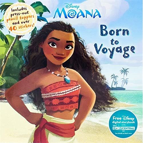 디즈니 Disney Moana Disney Activity Book Set with Stickers for Girls Featuring Moana, Disney Princess, Frozen, and More Bundle Includes Separately Licensed GWW Bookmark and Reward Sticker Set