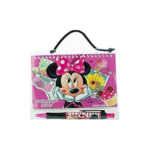 디즈니 Disney autograph book Party Favors Disney Mickey and Minnie Mouse autograph Note Pads Memo book (Minnie Mouse Sweet Thing with Pen)