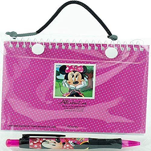 디즈니 Disney autograph book Party Favors Disney Mickey and Minnie Mouse autograph Note Pads Memo book (Minnie Mouse Sweet Thing with Pen)