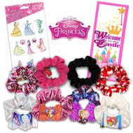 Disney Studio Disney Princess Scrunchies Bundle Princess Accessories Set 8 Pc Princess Hair Accessories for Girls Women with Disney Princess with Stickers (Princess Accessory Set)