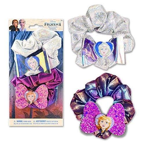 디즈니 Disney Studio Disney Princess Scrunchies Bundle Princess Accessories Set 8 Pc Princess Hair Accessories for Girls Women with Disney Princess with Stickers (Princess Accessory Set)