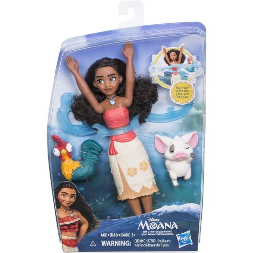 디즈니 Disney Princess Disney Moana Spin & Swim, Doll & Friends Water Play
