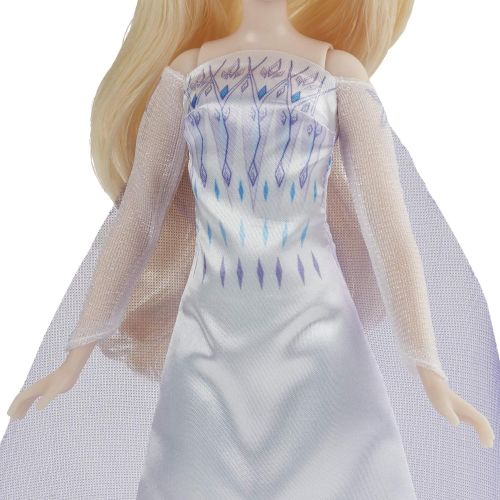 디즈니 Disney Frozen 2 Snow Queen Elsa Fashion Doll, Dress, Shoes, and Long Blonde Hair, Toy for Kids 3 Years Old and Up