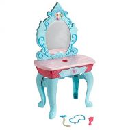 Disney Frozen Crystal Kingdom Beauty Vanity Playset with 7 Glam Hair Styling Beauty Accessories