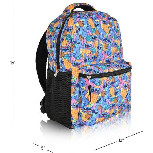 디즈니 Disney Lilo and Stitch Backpack Girls, Boys, Teens, Adults Officially Licenced Stitch Backpacks For School