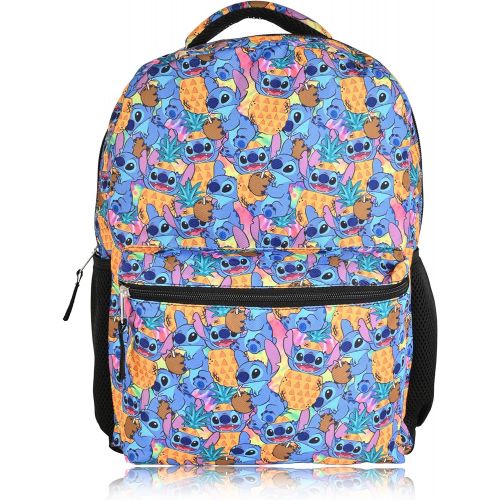 디즈니 Disney Lilo and Stitch Backpack Girls, Boys, Teens, Adults Officially Licenced Stitch Backpacks For School