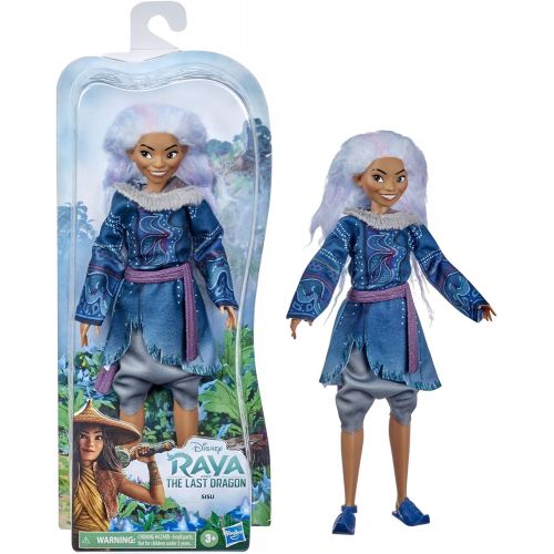 디즈니 Disney Princess Disney Sisu Human Fashion Doll with Lavender Hair and Movie Inspired Clothes Inspired by Disneys Raya and The Last Dragon Movie, Toy for 3 Year Old Kids and Up