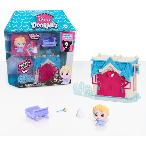 디즈니 Disney Doorables Mini Playset Elsa’s Frozen Castle, by Just Play