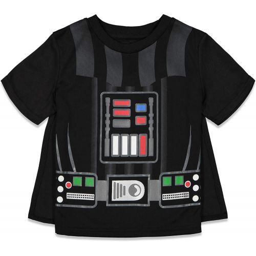 디즈니 Disney Star Wars Darth Vader Costume Caped T Shirt and Shorts Set