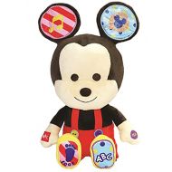 Disney Hooyay Learn & Play Mickey Plush with Learning Programs to Teach Children About Letters, Numbers, and Body Parts for Ages 6 Months and Up, Multi (20242)