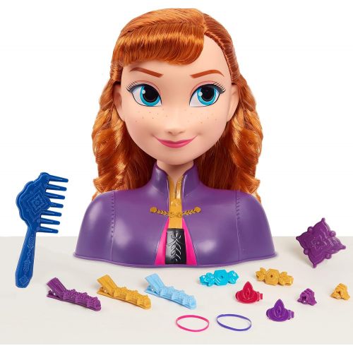 디즈니 Disney Frozen Disney’s Frozen 2 Anna Styling Head, 14 pieces