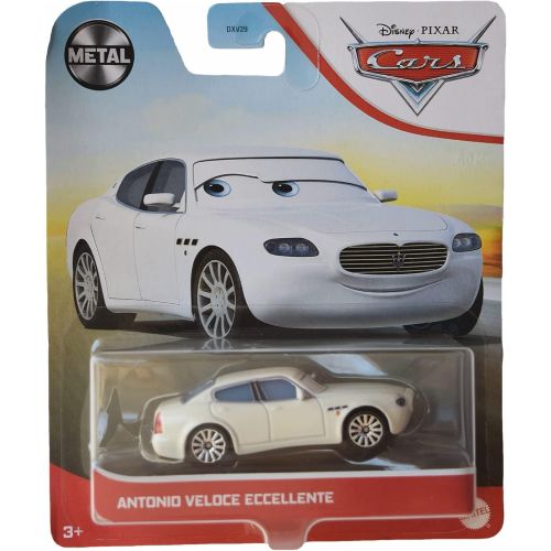 디즈니 Disney Cars Antonio Veloce Eccellente, [White] 1:55 Scale