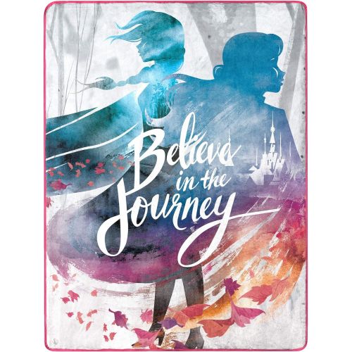 디즈니 Disney Colorful Journey Oversized Silk Touch Throw Blanket, 60 x 80