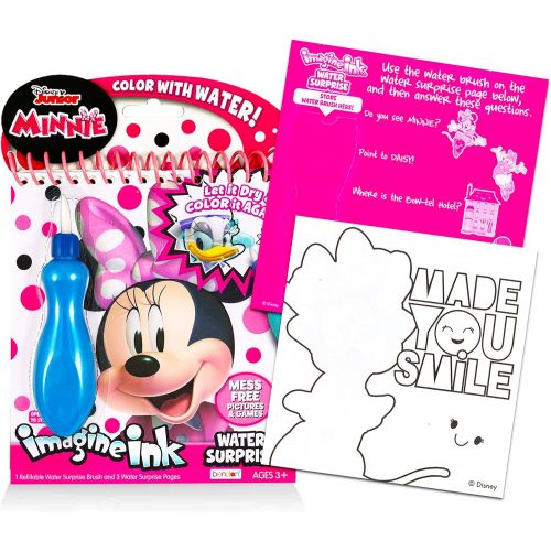 디즈니 Disney Studios Disney Princess Paint with Water Super Set for Girls Bundle ~ 3 Deluxe Paint Books with Water Surprise Brushes (Disney Princess, Frozen, Minnie Mouse)