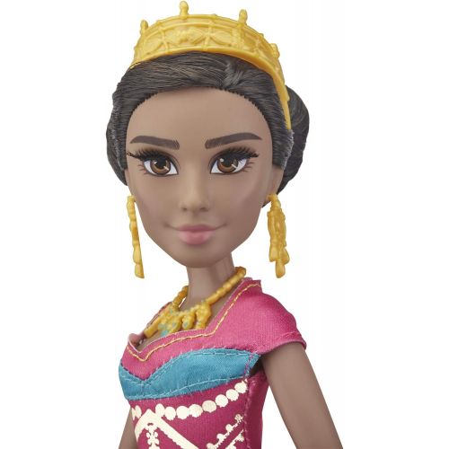 디즈니 Disney Princess Disney Aladdin Glamorous Jasmine Deluxe Fashion Doll with Gown, Shoes, & Accessories, Inspired by Disneys Live Action Movie, Toy for Kids & Collectors