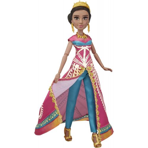 디즈니 Disney Princess Disney Aladdin Glamorous Jasmine Deluxe Fashion Doll with Gown, Shoes, & Accessories, Inspired by Disneys Live Action Movie, Toy for Kids & Collectors