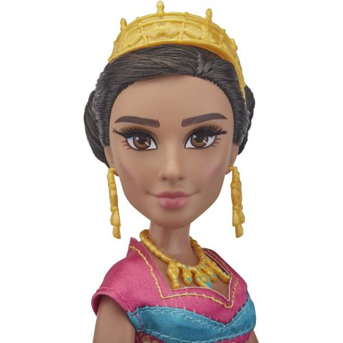 디즈니 Disney Princess Disney Aladdin Glamorous Jasmine Deluxe Fashion Doll with Gown, Shoes, & Accessories, Inspired by Disneys Live Action Movie, Toy for Kids & Collectors