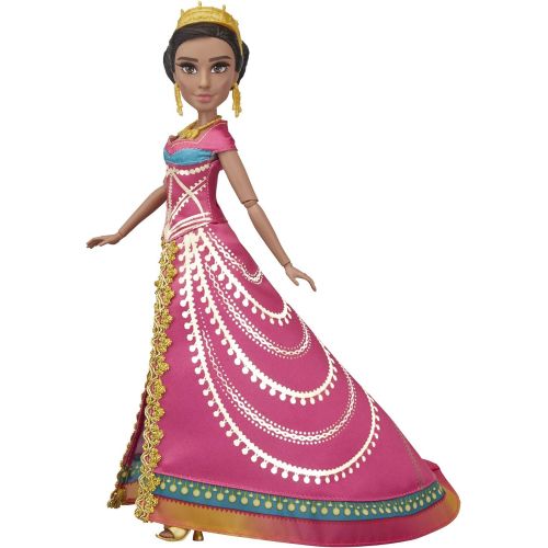 디즈니 Disney Princess Disney Aladdin Glamorous Jasmine Deluxe Fashion Doll with Gown, Shoes, & Accessories, Inspired by Disneys Live Action Movie, Toy for Kids & Collectors