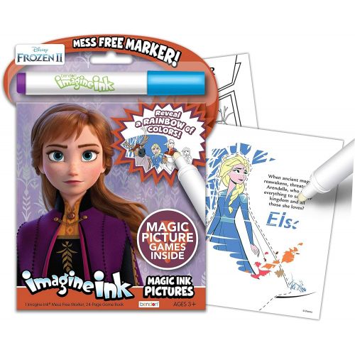디즈니 Disney Studio Disney Princess Activity Book Set ~ 3 Piece Disney Princess and Frozen Imagine Ink Mess Free Coloring Books Frozen Activity Bundle with Stickers (Disney Princess Coloring Books)