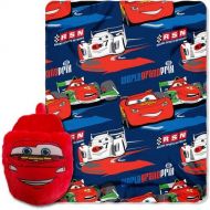 Disney Cars 2 Throw 40 x 50 Blanket Plus Foot Warmer Slipper Set ~ Pixar