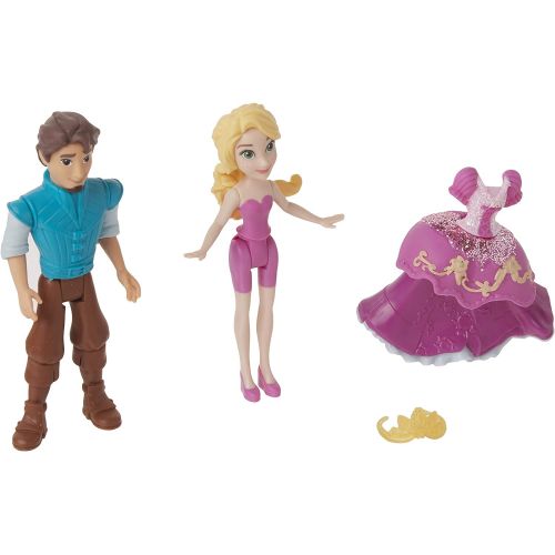 디즈니 Disney Princess Rapunzel and Eugene Fitzherbert, 2 Dolls, Royal Clips Fashion, One Clip Skirt