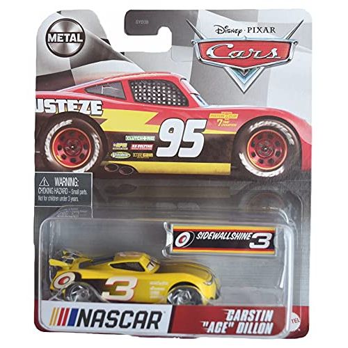 디즈니 Disney Cars Disney Pixar Cars Carstin Ace Dillon, [Yellow] Nascar #3