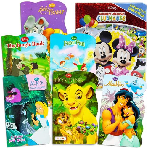 디즈니 Disney My First Board Books Set for Toddlers 1 3 ~ 5 Disney Educational Books with Mickey Mouse, Minnie Mouse and More (Look and Find, ABC, Numbers, Colors, Shapes)