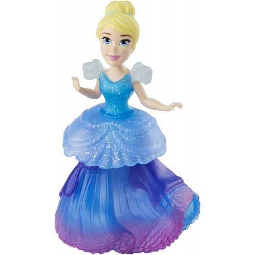디즈니 Disney Princess Cinderella and Prince Charming Collectible Small Doll Royal Clips Fashion Toys with Extra Dress