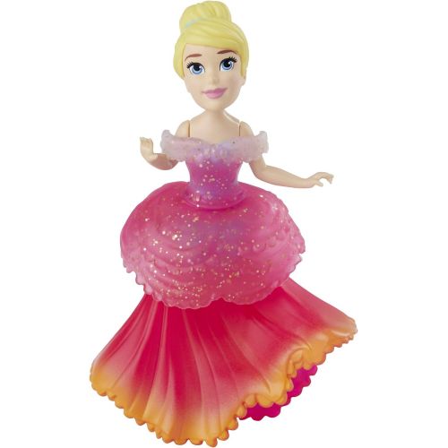 디즈니 Disney Princess Cinderella and Prince Charming Collectible Small Doll Royal Clips Fashion Toys with Extra Dress