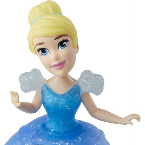 디즈니 Disney Princess Cinderella and Prince Charming Collectible Small Doll Royal Clips Fashion Toys with Extra Dress