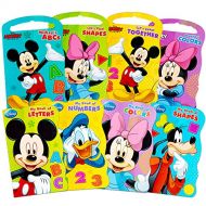 Disney Mickey Mouse My First Books Super Set (8 Shaped Board Books: Alphabet, Colors, Numbers, Shapes and Story Books)