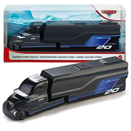 디즈니 Disney Cars Disney Pixar Cars 1:55 Scale Jackson Storm Hauler Transporter Truck