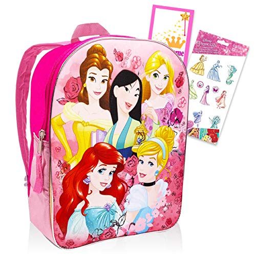 디즈니 Disney Studio Disney Princess Backpack School Supplies Bundle Disney Princess School Bag Set With Disney Princess Pop Up Stickers (Princess School Supplies)