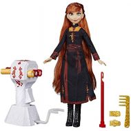 Disney Frozen Sister Styles Anna Fashion Doll with Extra Long Red Hair, Braiding Tool & Hair Clips Toy for Kids Ages 5 & Up