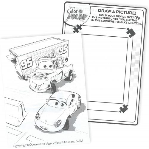 디즈니 Disney Cars 3 Coloring Book and Stickers Super Set Bundle ~Disney Cars Coloring Book with Disney Cars Stickers & Specialty Jumbo Reward Stickers