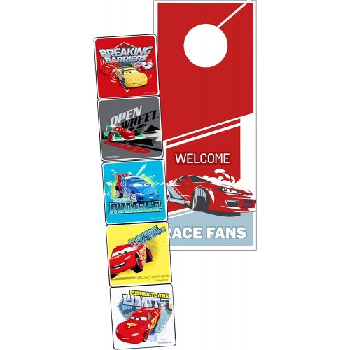 디즈니 Disney Cars 3 Coloring Book and Stickers Super Set Bundle ~Disney Cars Coloring Book with Disney Cars Stickers & Specialty Jumbo Reward Stickers