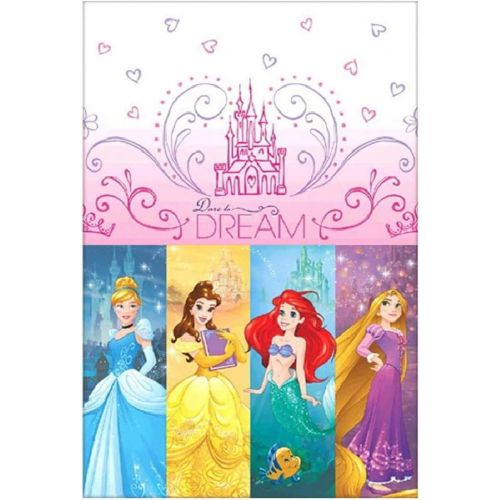 디즈니 Disney Princess Dream Big Plastic Table Cover (1ct)