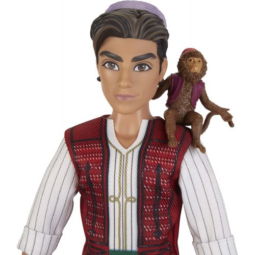 디즈니 Disney Princess Disney Aladdin Fashion Doll with Abu, Inspired by Disneys Aladdin Live Action Movie, Toy for Kids 3 Years Old & Up