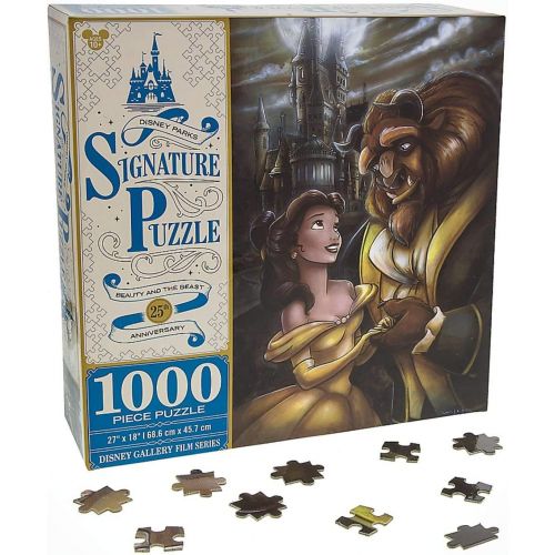 디즈니 Disney Parks Exclusive Jigsaw Puzzle Beauty and The Beast 25th Anniversary 1000 Pieces