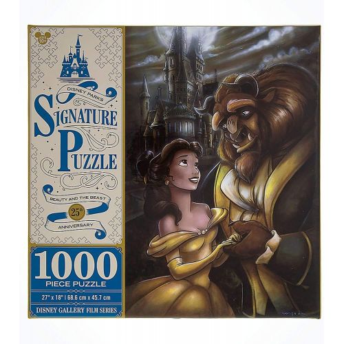 디즈니 Disney Parks Exclusive Jigsaw Puzzle Beauty and The Beast 25th Anniversary 1000 Pieces