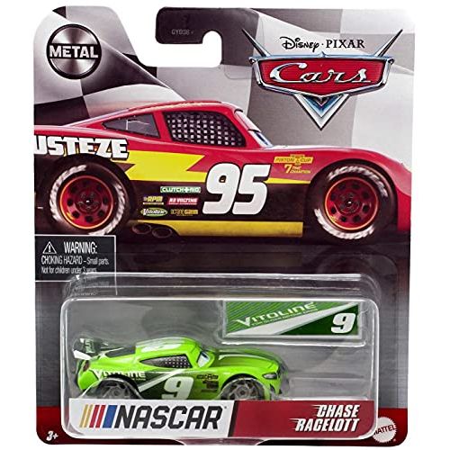 디즈니 Disney Cars Chase Racelott, [Green] 1:55 Scale die cast