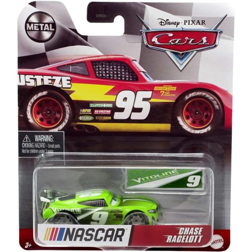 디즈니 Disney Cars Chase Racelott, [Green] 1:55 Scale die cast