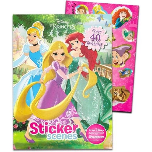 디즈니 Disney Princess Coloring and Activity Book Super Set Bundle Includes 3 Deluxe Disney Princess Coloring Books with Over 175 Stickers